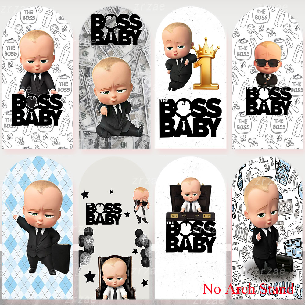 Party Games Baby Shower - Fondo de arco Boss Baby para