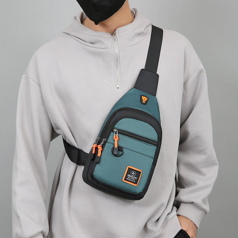 Sack Race Bag - Bolso de pecho informal para hombre,