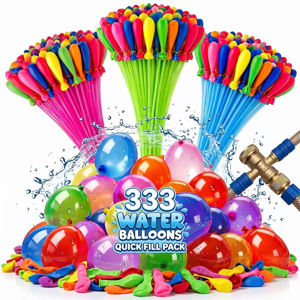 Party Games Bomb - 333 Globos de Agua de Relleno