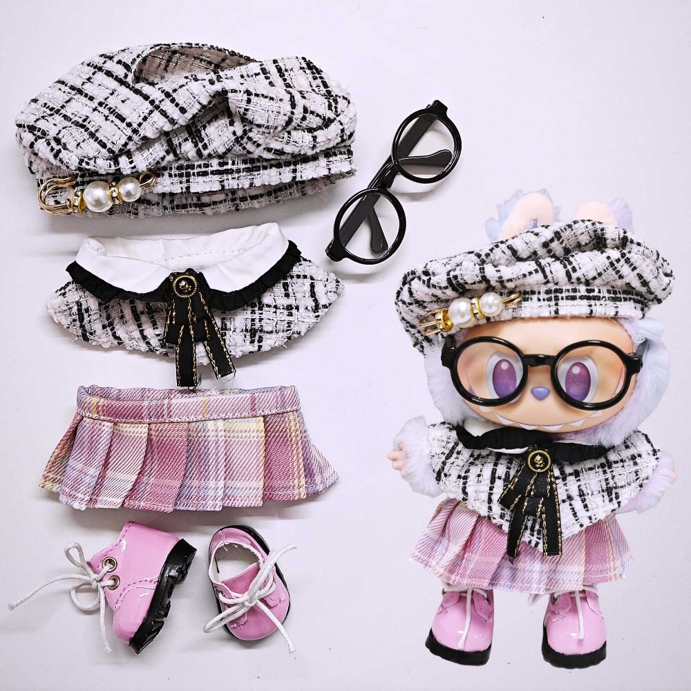 Party Games 15 In 1 - Ropa Labubu de 15/17cm, accesorios de