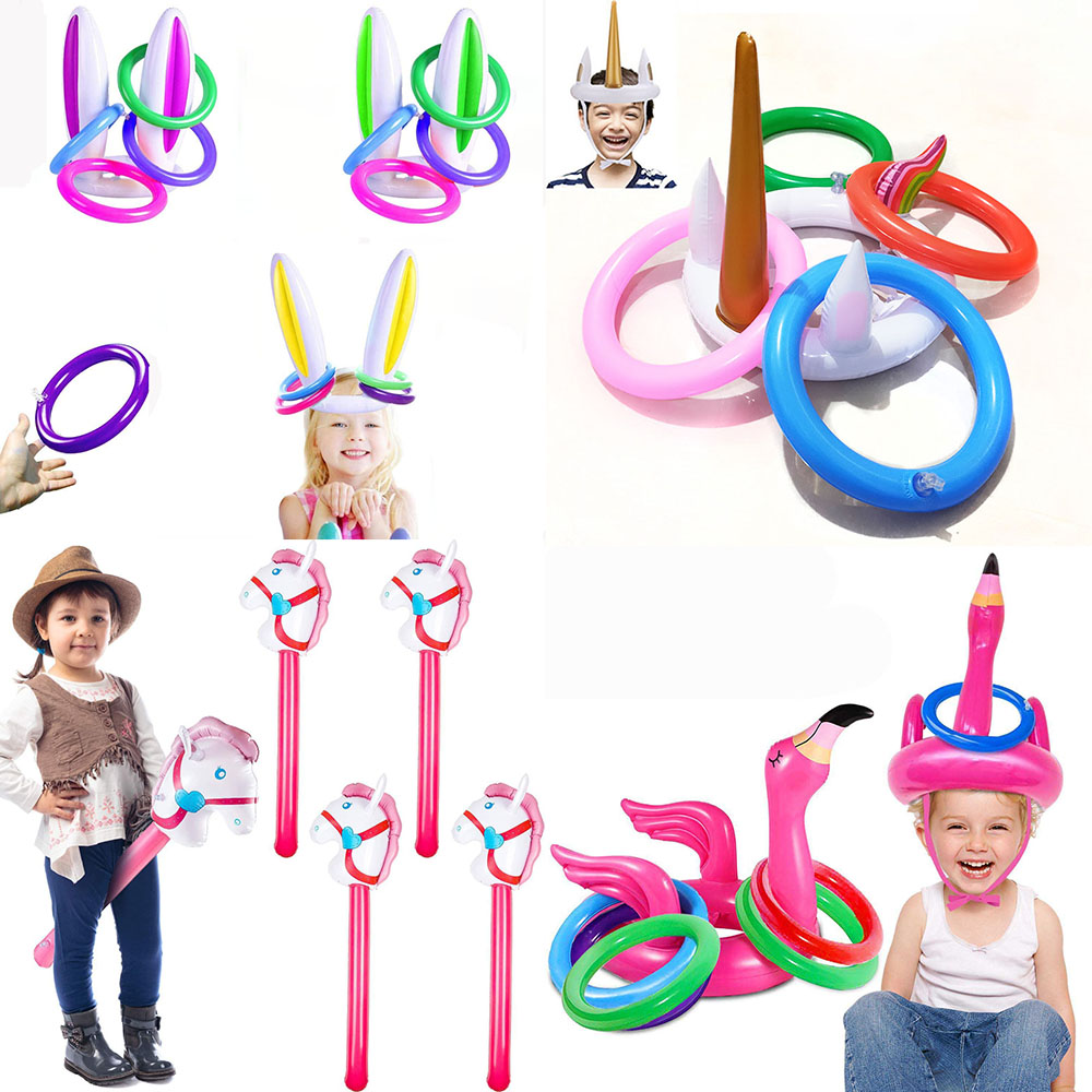 Party Games Bunny - Palo de cabeza de caballo inflable