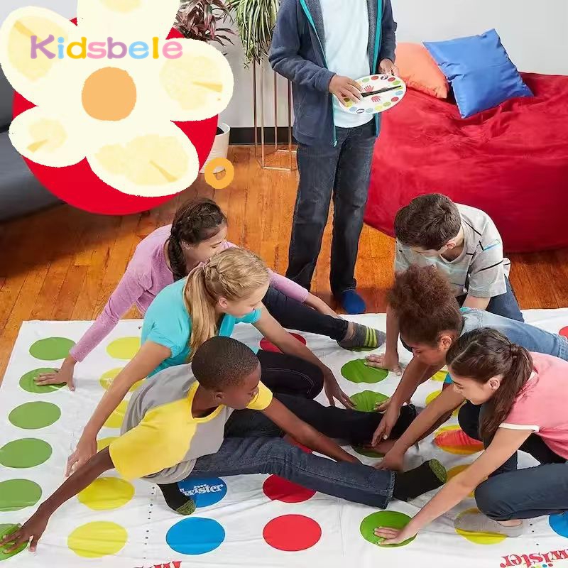 Party Games Adults Indoor - Twister-alfombrilla de juego para interiores y