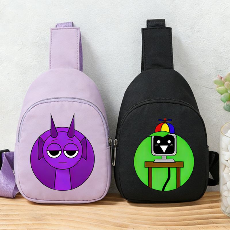 Party Games Phone - Bolsos de Pecho de Dibujos Animados