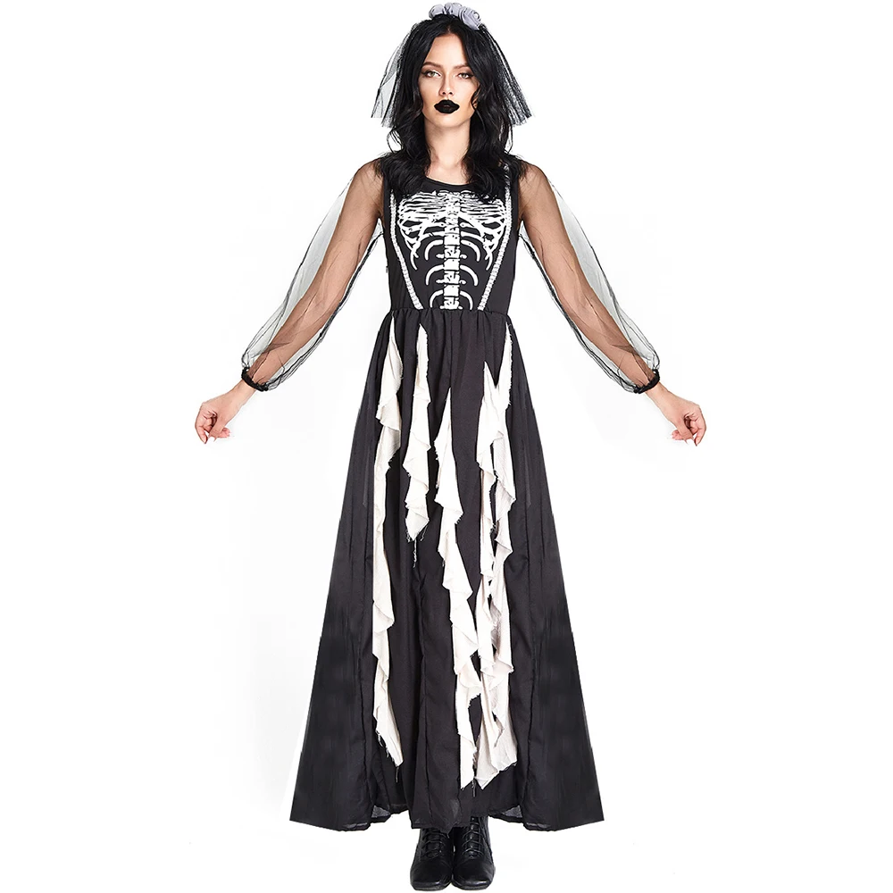 Zombie Party Games For Adults - Disfraz de novia de fantasma y