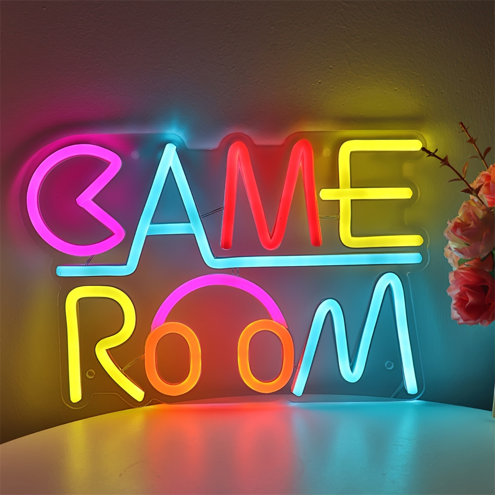 Letrero de neón LED para sala  - Party Games Playstation reseña y precio