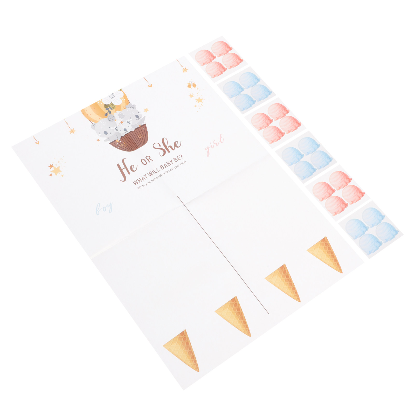 1 Set de Juego de Cartas para  - Party Games Baby Shower reseña y precio