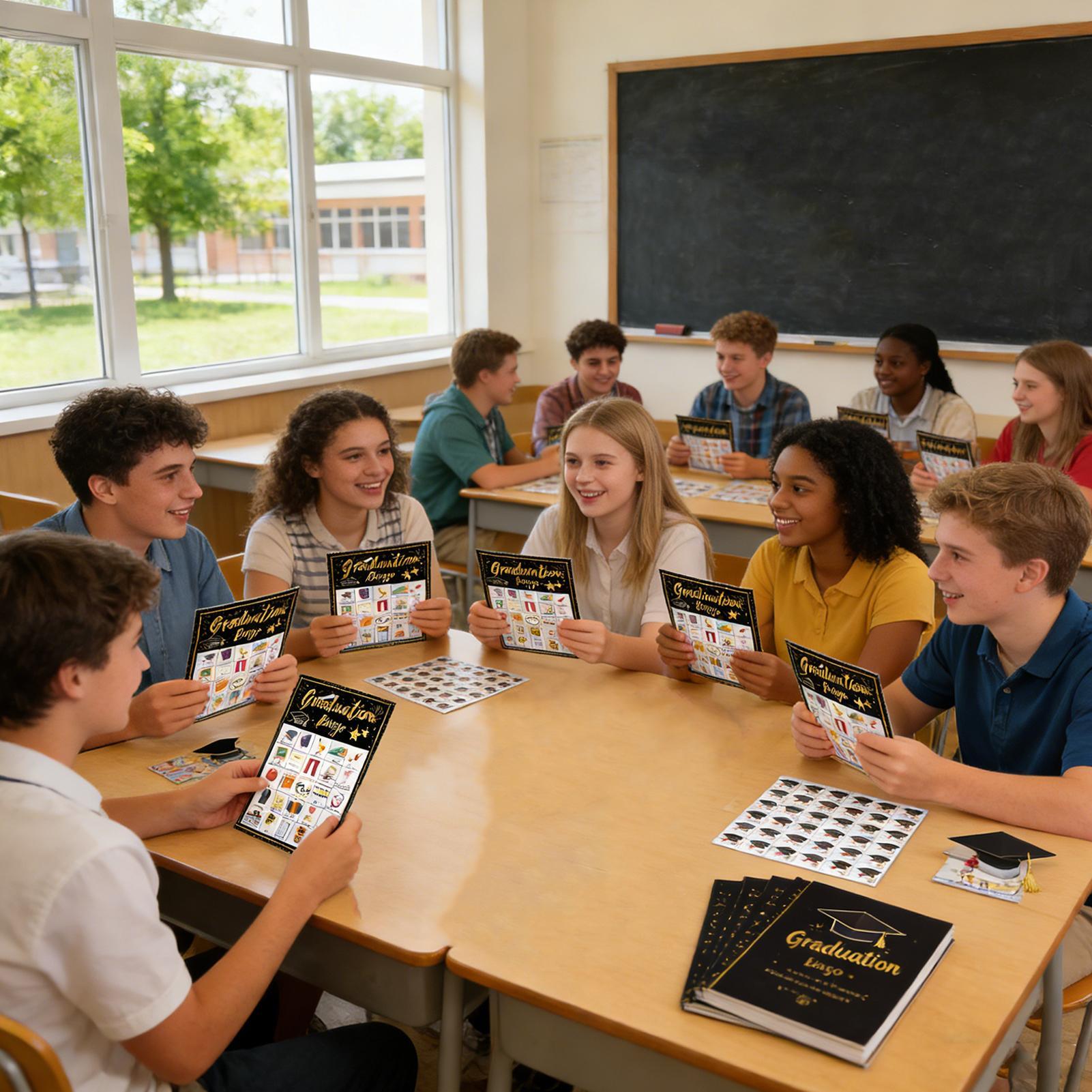 Juego de bingo de graduación p - Party Games College reseña y precio
