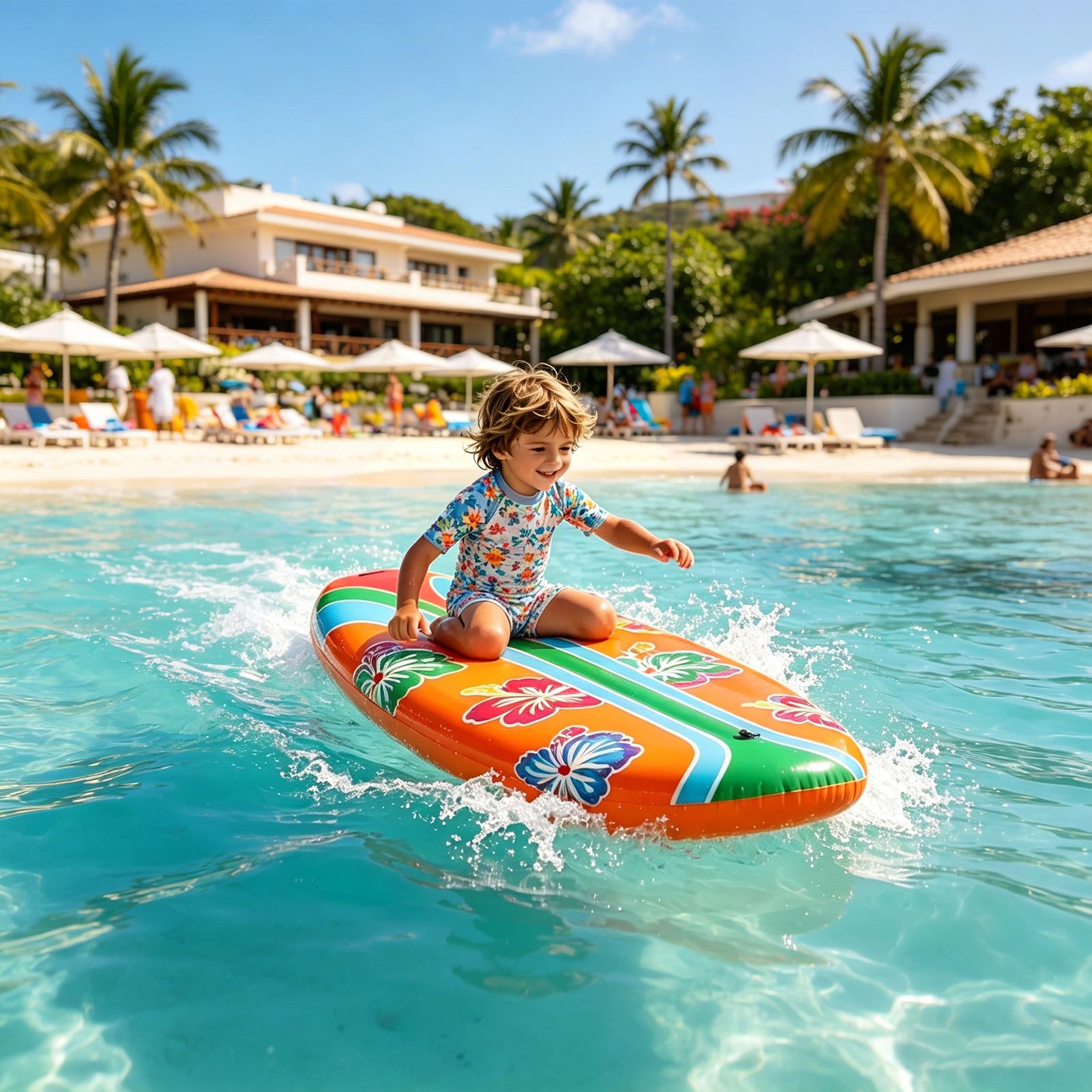Tabla de surf inflable de 2 pi - Party Games Kids Outdoor reseña y precio