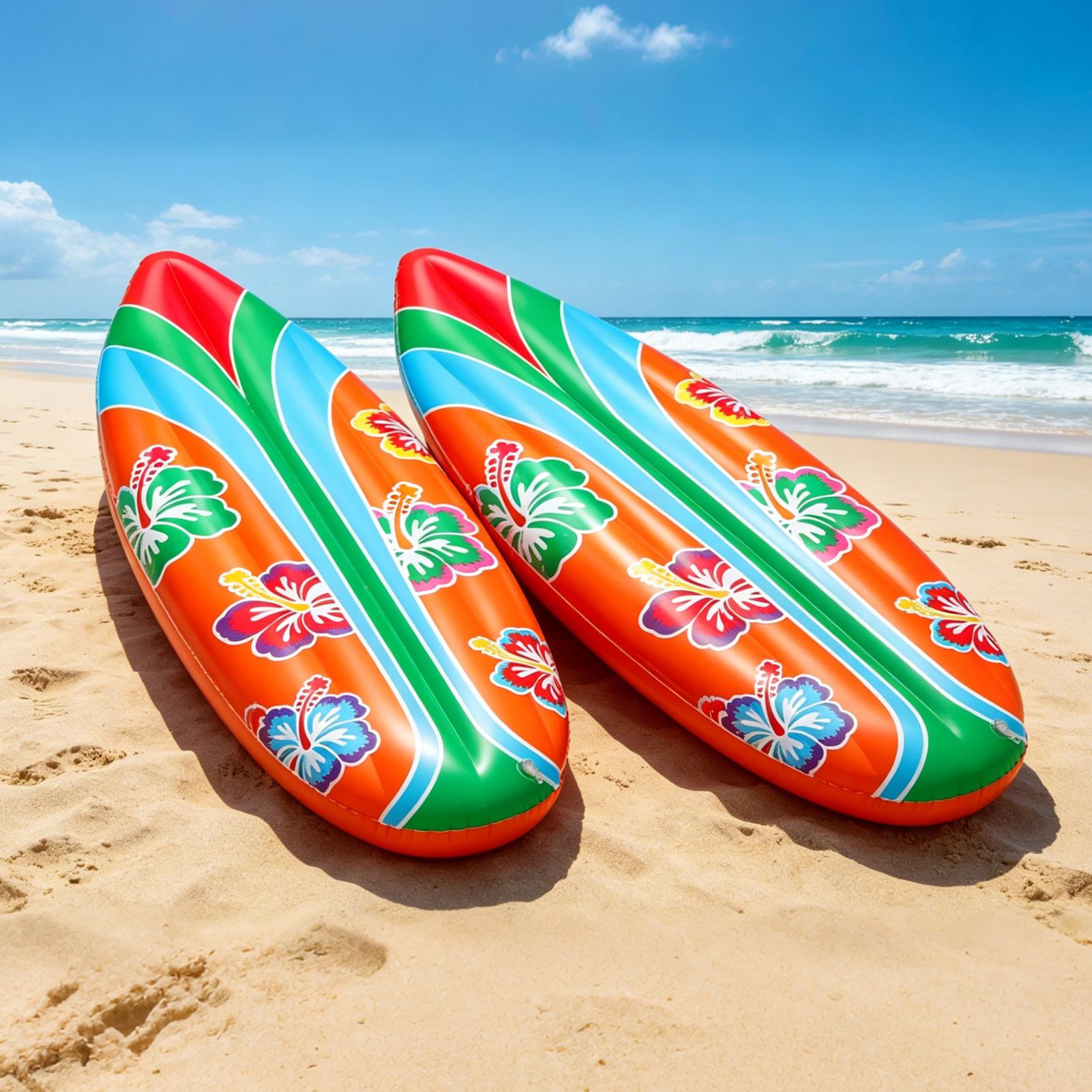 Tabla de surf inflable de 2 pi - Party Games Kids Outdoor reseña y precio