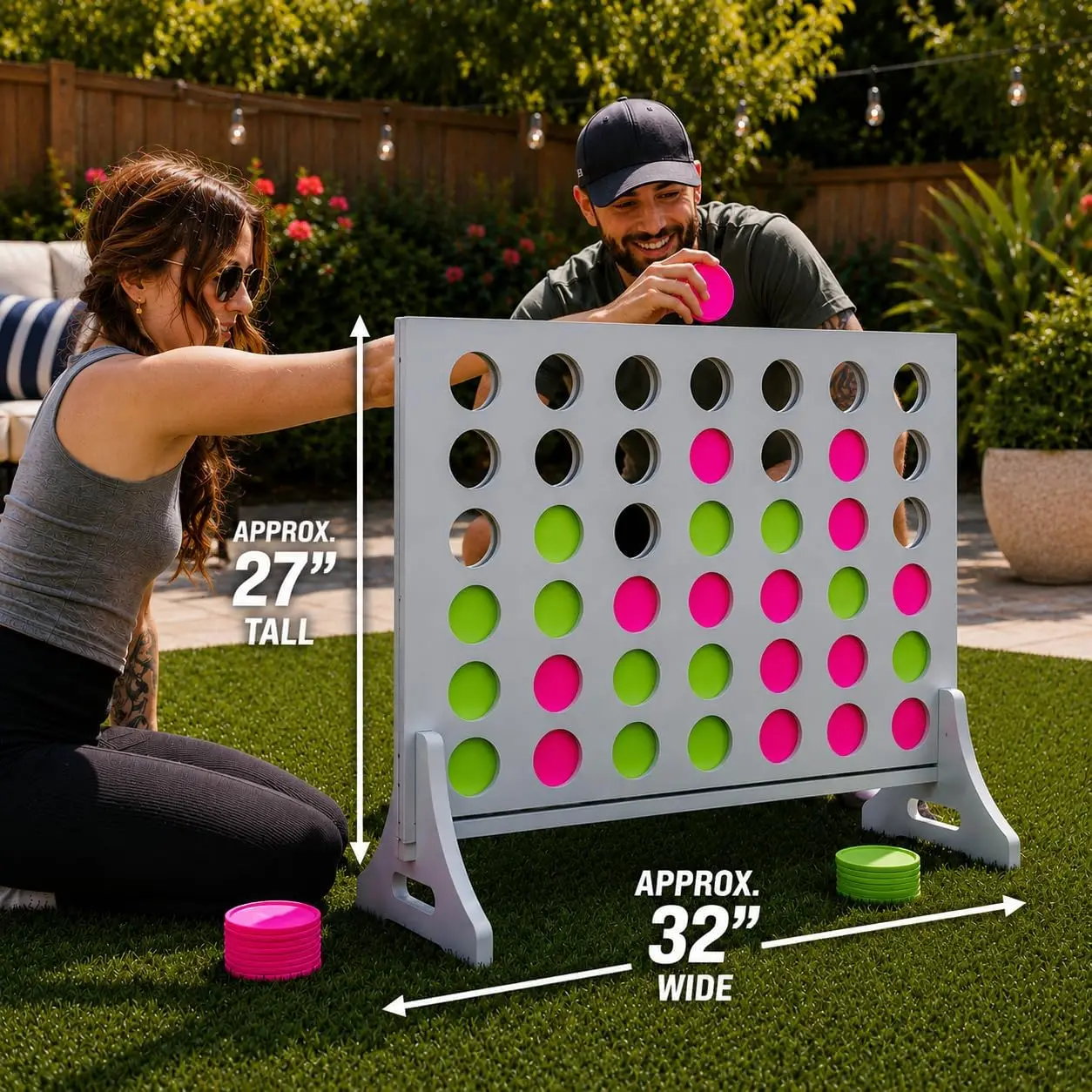 Juego Gigante de Cuatro en Ray - Party Games Adults Indoor reseña y precio