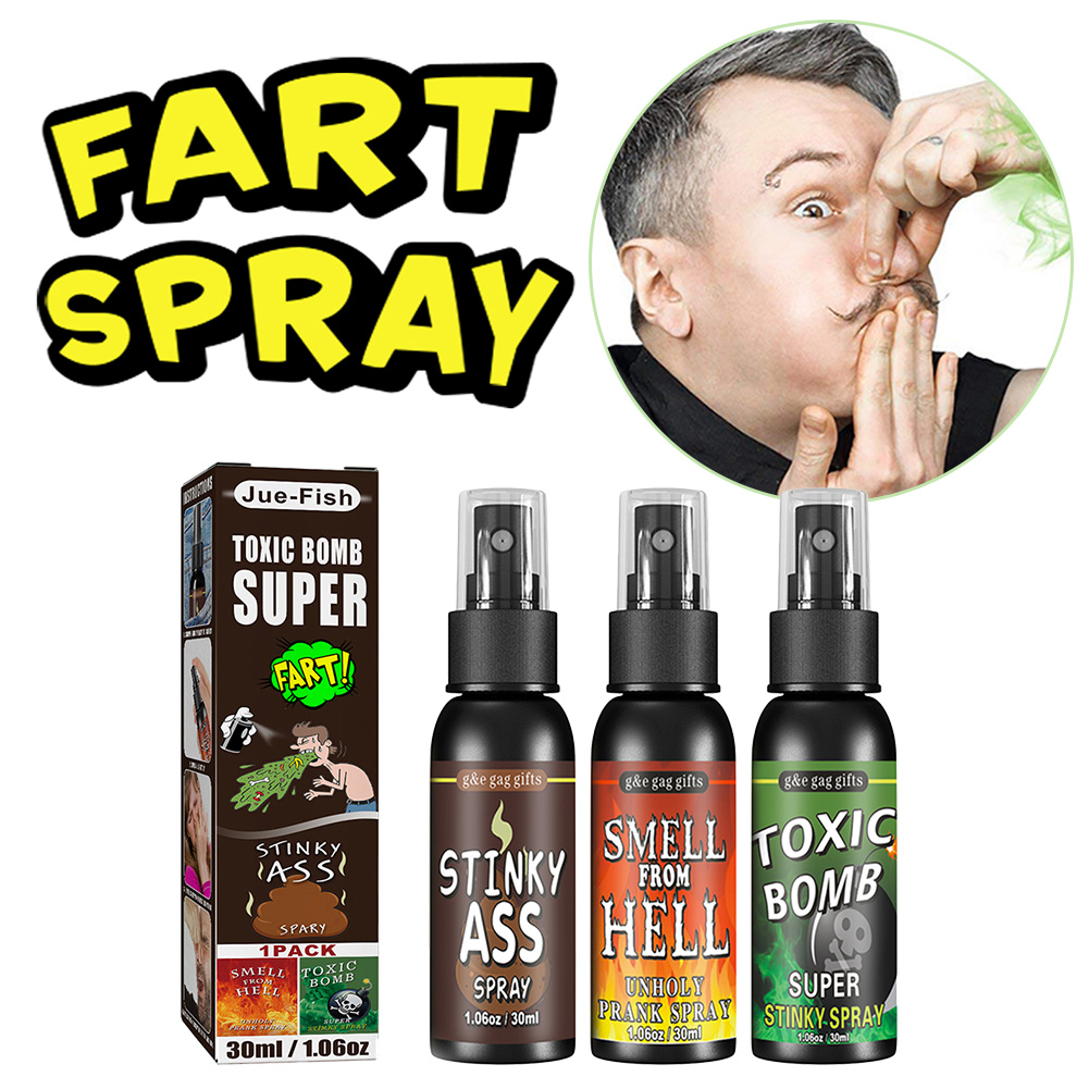 Juego de 3 Spray de Pedos Líqu - Party Games Bomb reseña y precio