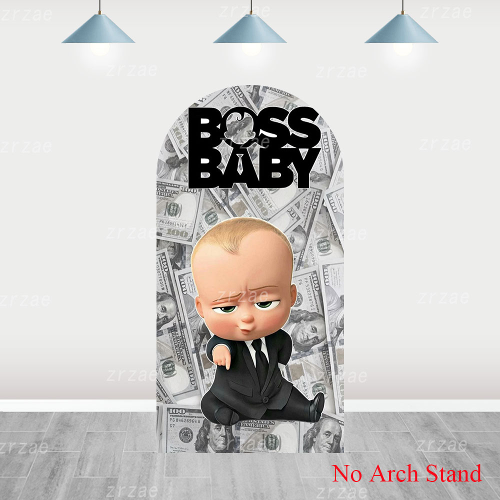Fondo de arco Boss Baby para n - Party Games Baby Shower reseña y precio
