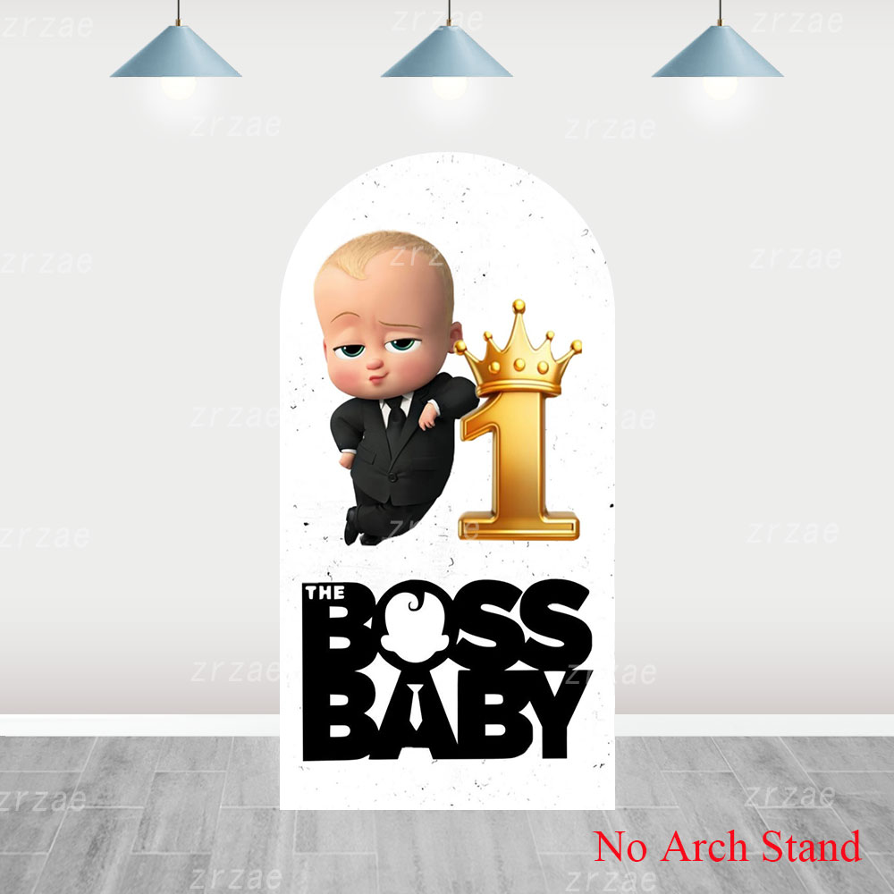 Fondo de arco Boss Baby para n - Party Games Baby Shower reseña y precio