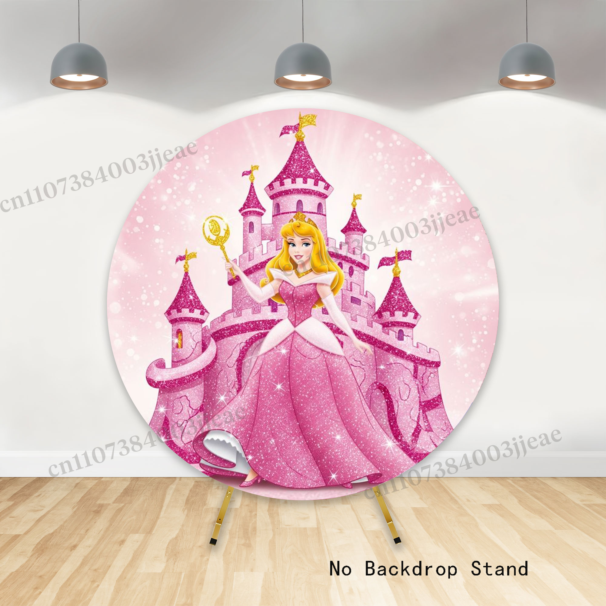 Fondo Redondo de la Bella Durm - Party Games Baby Shower reseña y precio
