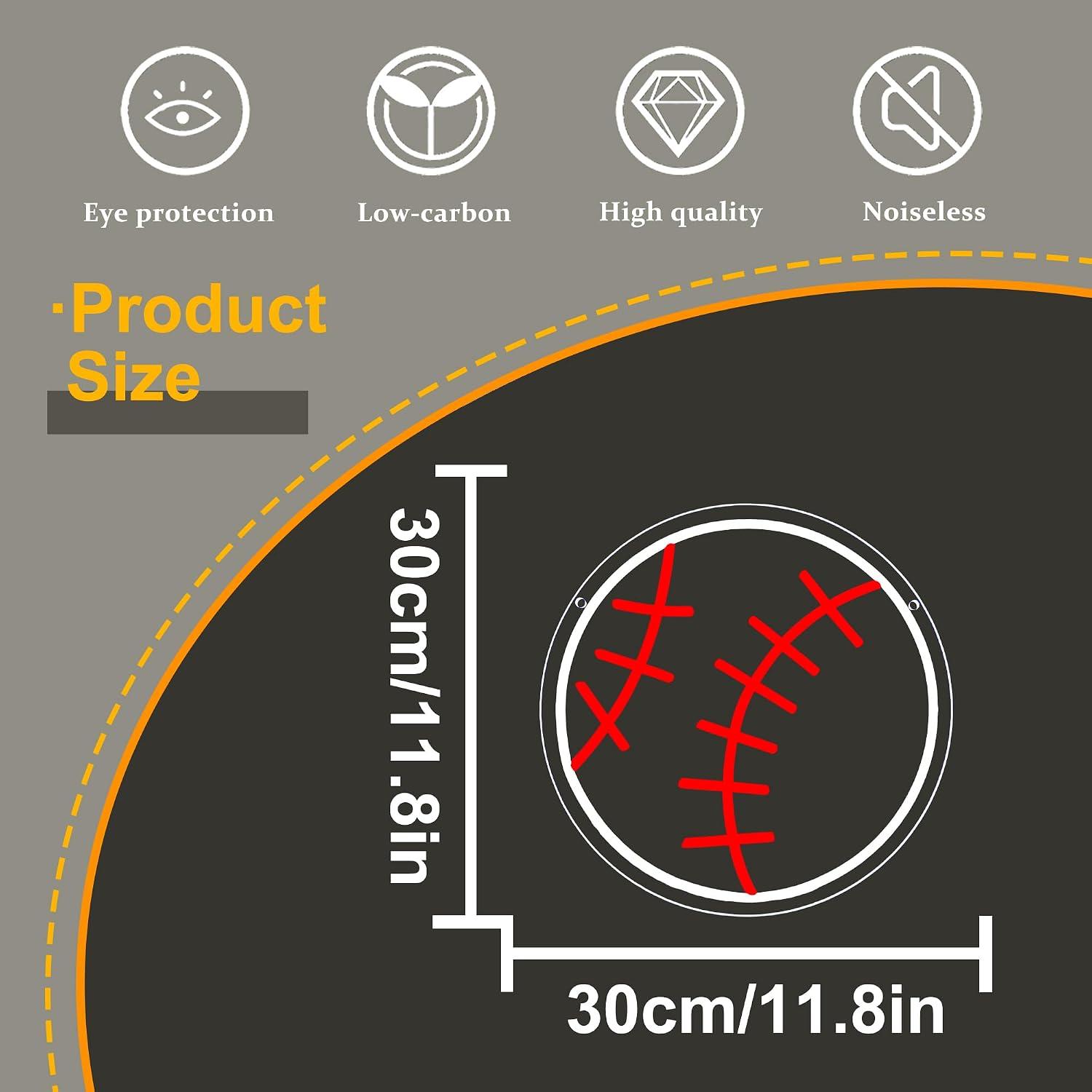 Letrero de neón de béisbol con - Party Games College reseña y precio