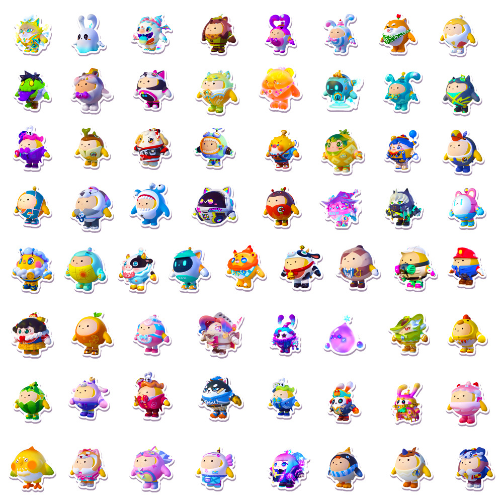 50 Pegatinas Kawaii de Eggy Pa - Party Games Phone reseña y precio