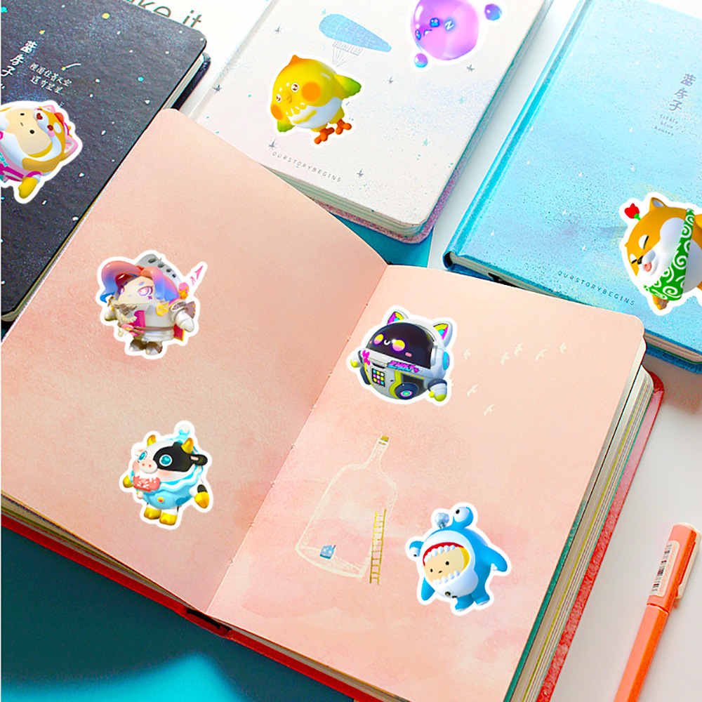 50 Pegatinas Kawaii de Eggy Pa - Party Games Phone reseña y precio