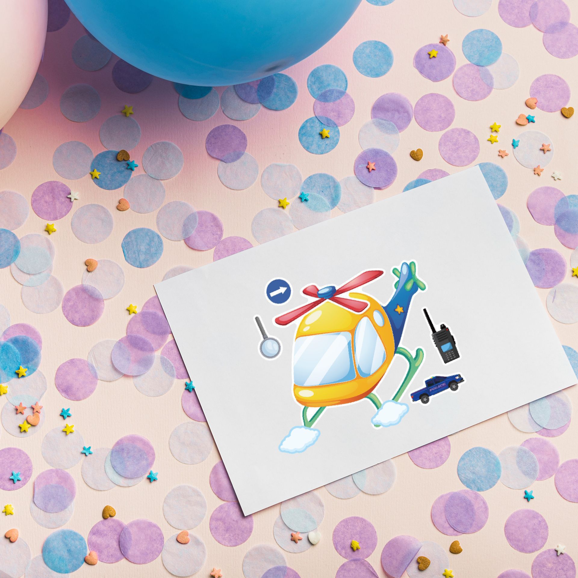 16 hojas de pegatinas de dibuj - Party Games Baby Shower reseña y precio