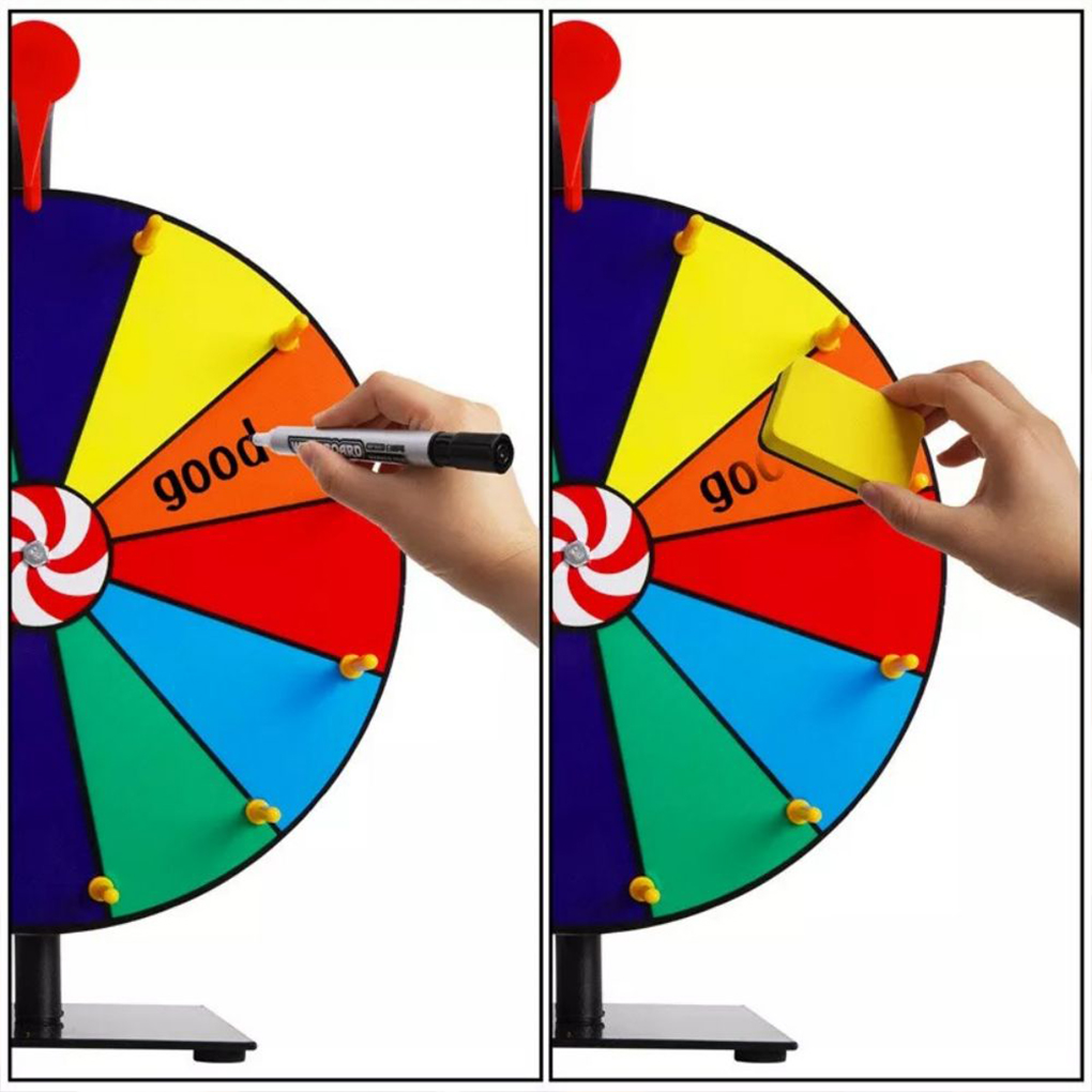 Rueda giratoria editable monta - Party Games Spin The Wheel reseña y precio
