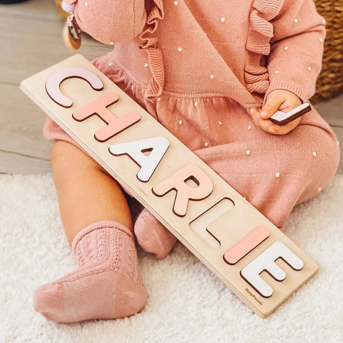 Rompecabezas con nombre person - Party Games Baby Shower reseña y precio
