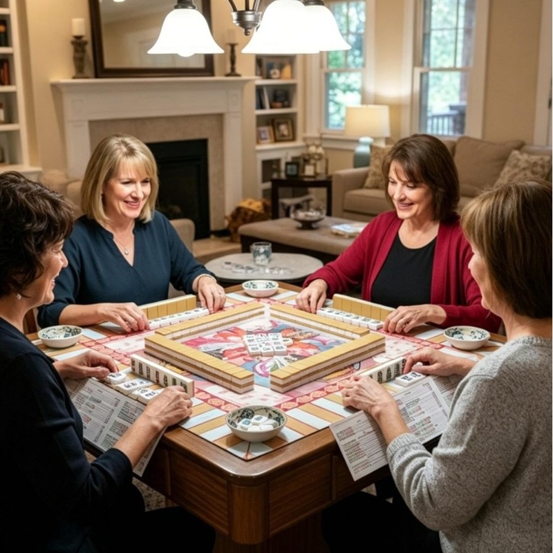 Soporte para cartas de Mahjong - Party Games Adults Indoor reseña y precio