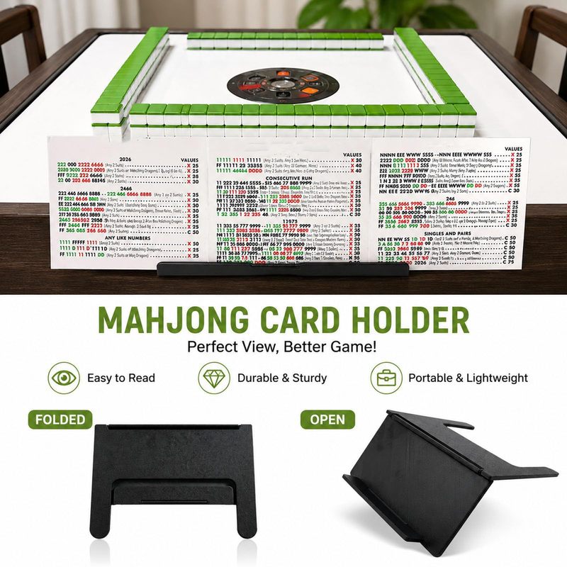 Soporte para cartas de Mahjong - Party Games Adults Indoor reseña y precio