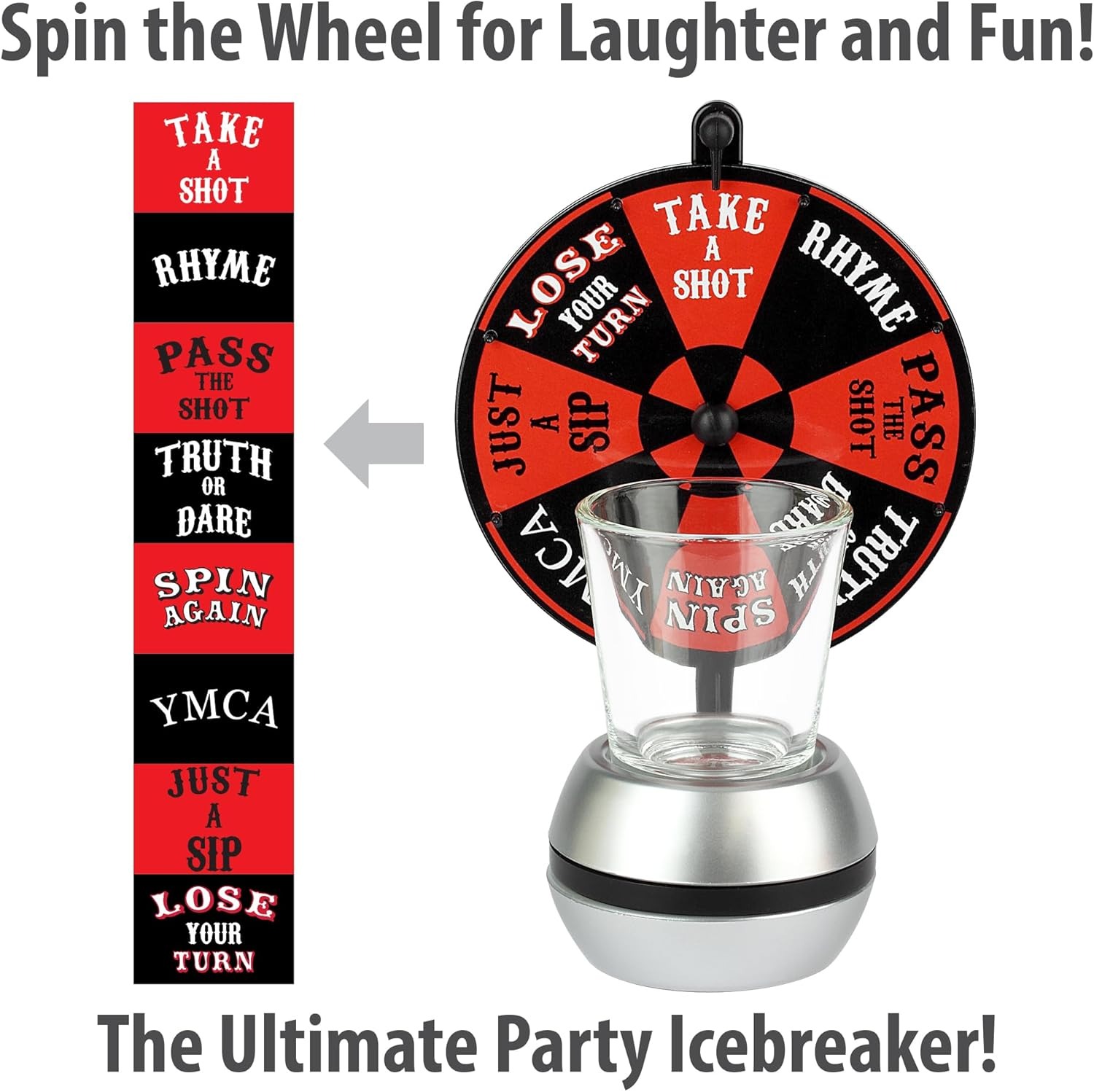Juego de beber Spin The Wheel  - Party Games Spin The Wheel reseña y precio