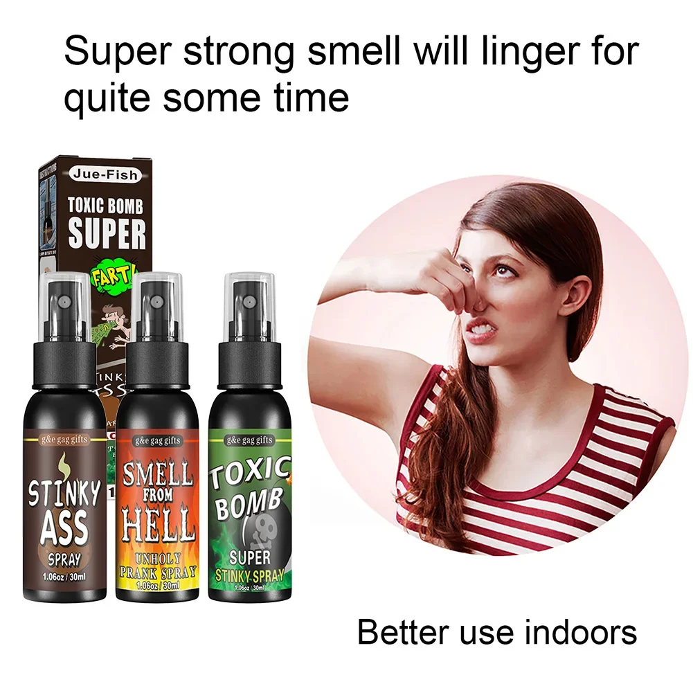 30ml pedo mordaza Spray broma  - Party Games Bomb reseña y precio