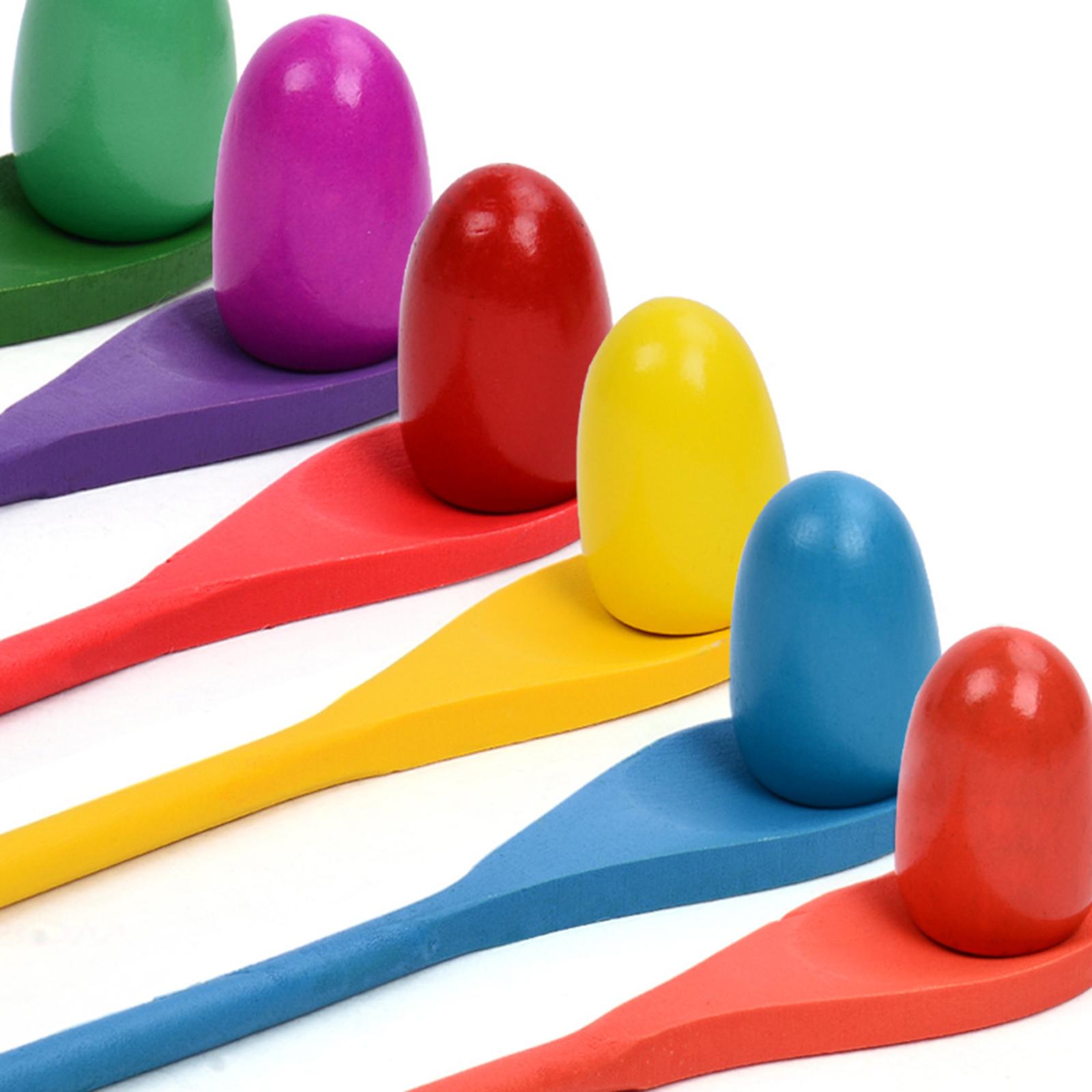 Juego de 6 Cucharas para Huevo - Party Games Kids Outdoor reseña y precio