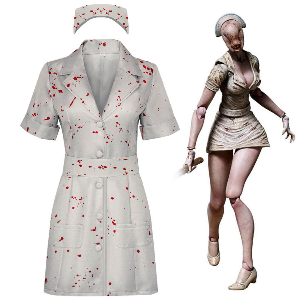Disfraz de Enfermera de Silent - Zombie Party Games For Adults reseña y precio
