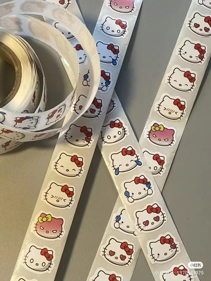 500 pegatinas de Hello Kitty,  - Party Games Baby Shower reseña y precio