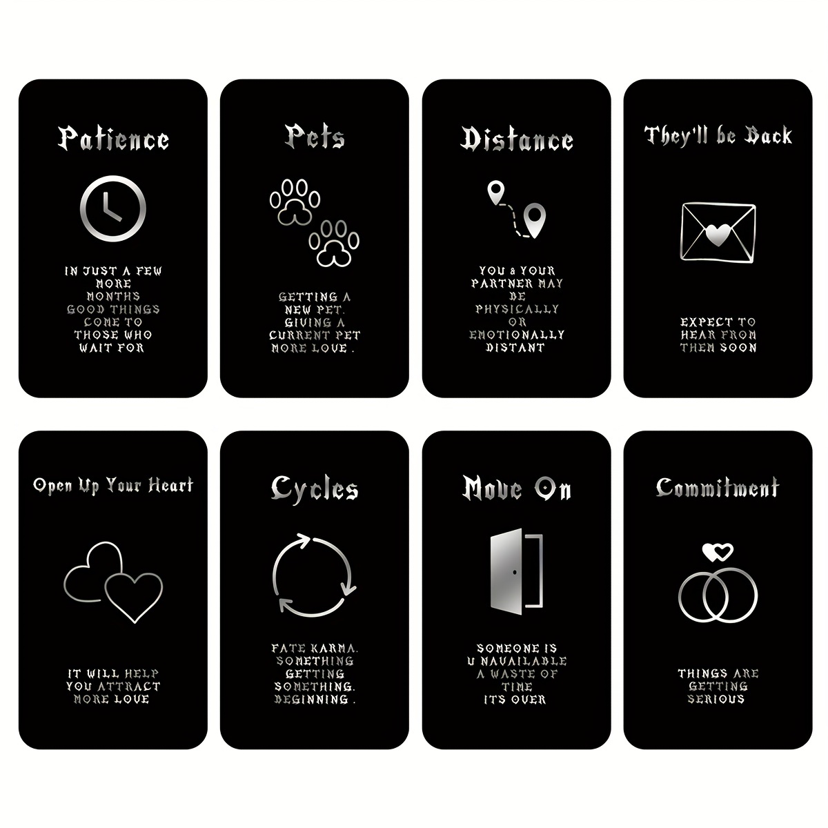 Juego de cartas de Tarot de 40 - Party Games Meaning reseña y precio