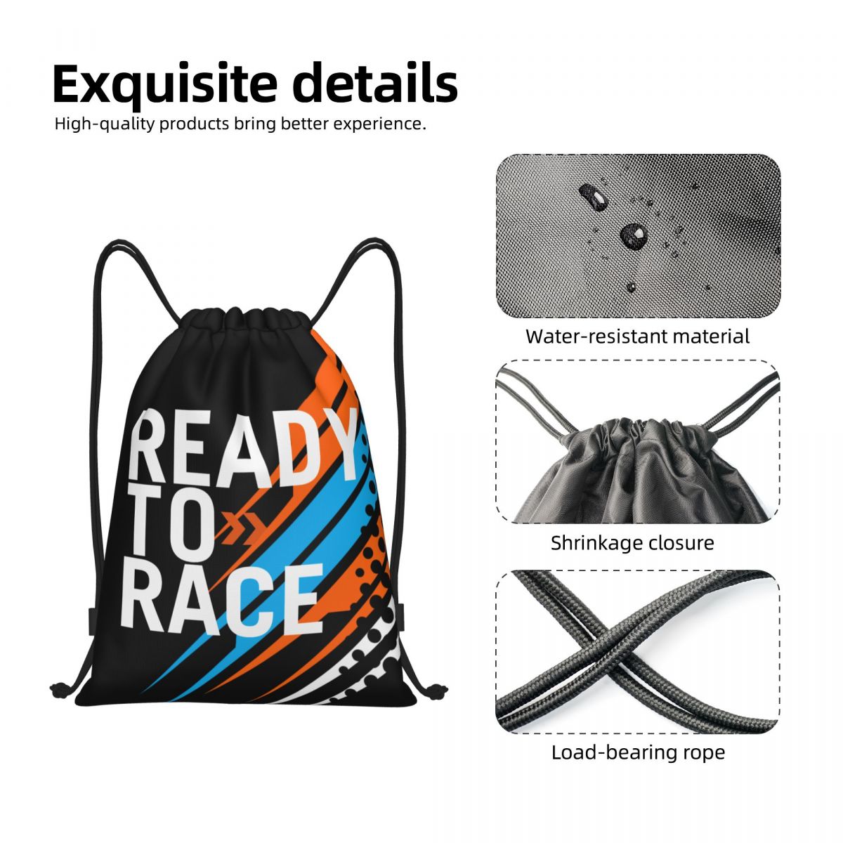 Ready To Race-mochila con cord - Sack Race Bag reseña y precio