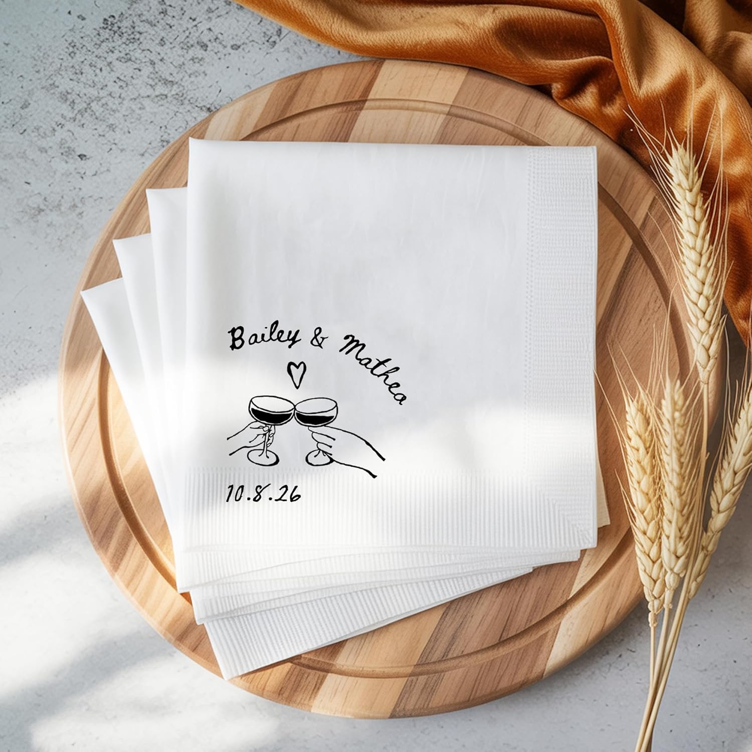 50 Servilletas Personalizadas  - Party Games At Wedding reseña y precio
